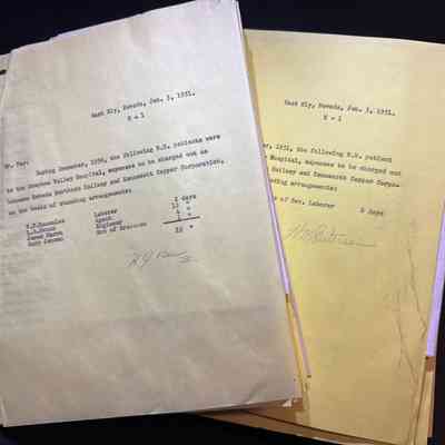 H-1 Hospital Reports 1950-1951