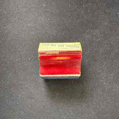 Rubber Stamp-Paid But Not Worked