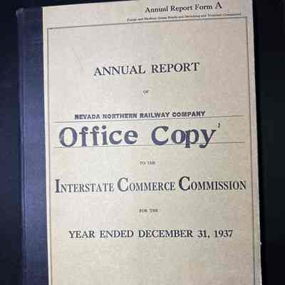 1937 Annual Report to the ICC