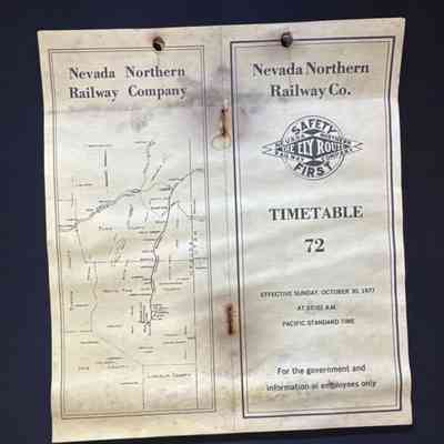 Timetable No. 72