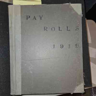 Payroll Ledger - 1919