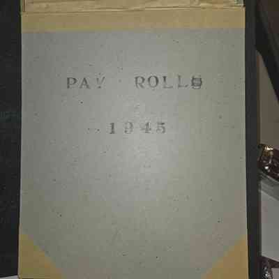 Payroll Ledger - 1945