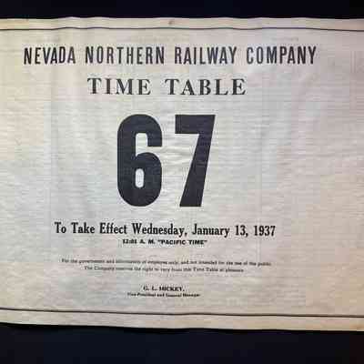 Timetable No. 67