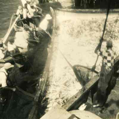 Menhaden fishing vessel