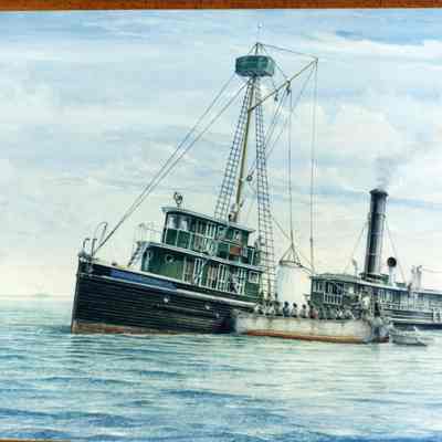 Menhaden fishing vessel