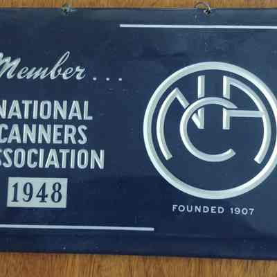 Metal sign