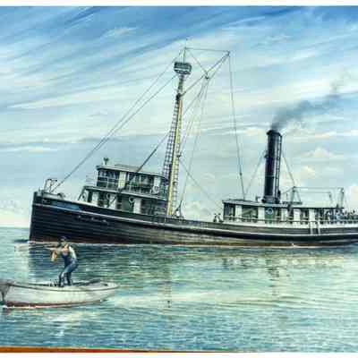 Menhaden fishing vessel