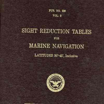 Sight Reduction Tables for Marine Navigation