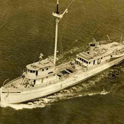 Menhaden fishing vessel