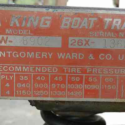 Boat Trailer