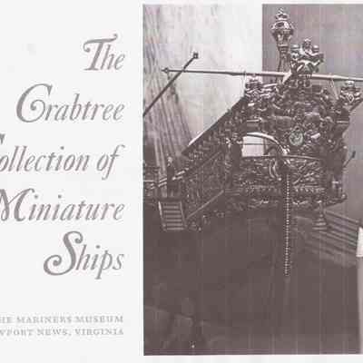 Crabtree Collection of Miniature Ships