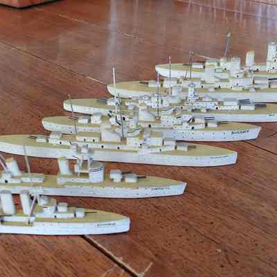 WWII US and German Fleet