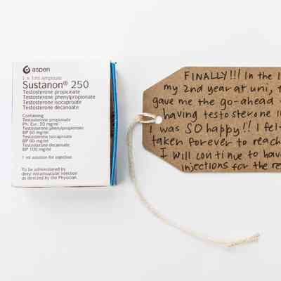 Sustanon box and unused ampoule.