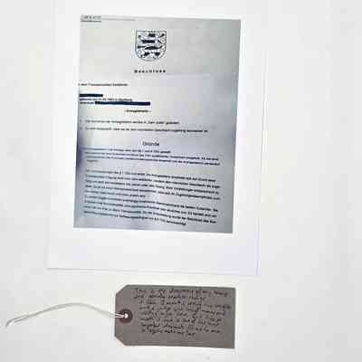 Document of name change & gender marker change; Sam Justin Gertsch.