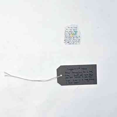 On a white background, two handwritten supportive notes express words of encouragement and validation.