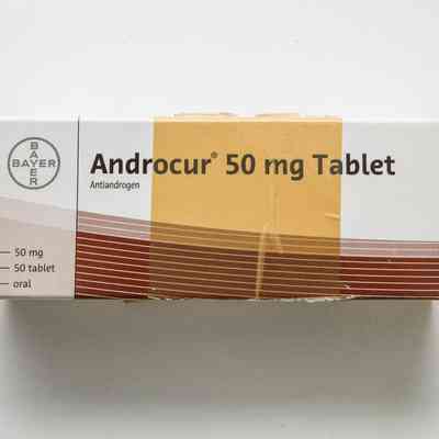 Box reading "Androcure 50mg Tablet"