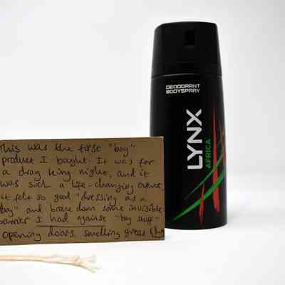 Can of "Lynx Africa" deodorant bodyspray.