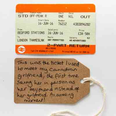 Train ticket Bedford stations to London Thameslink 16-JUN-16.