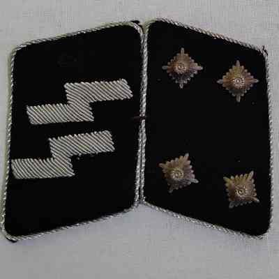 Waffen SS Major collar tabs