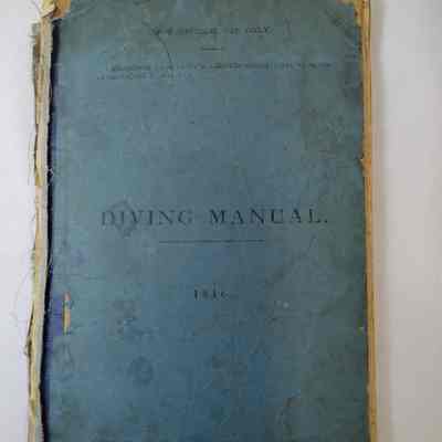 Diving manual form 1916