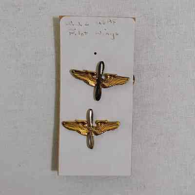 WW2 USAF Pilot Wings pins