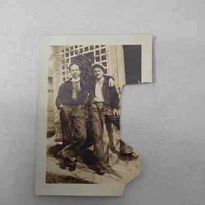 Photograph of two males