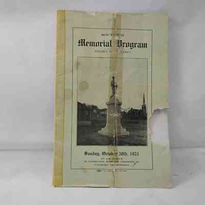 Thorold Memorial unavailing handout, 1921