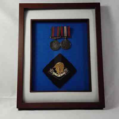 C.W.A.C medal display