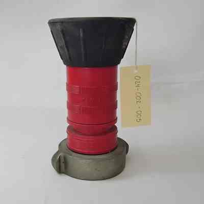 Red Firehose Nozzle