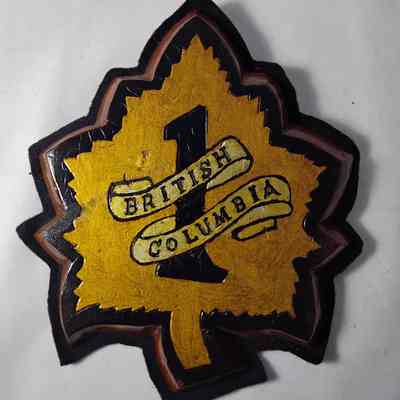 British Columbia plaque