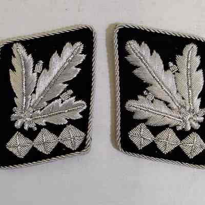 German SS Colonel General Collar Tabs