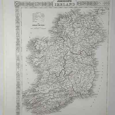 Johnson's maps of Ireland and Scotland