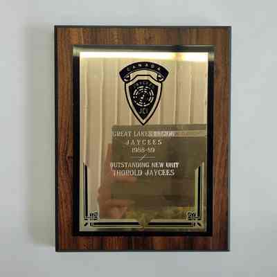 Great Lakes Jaycees Plaque