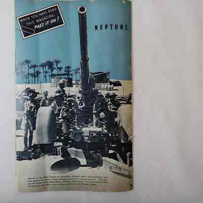 Back cover of magazine