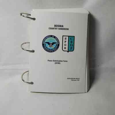 Bosnia country handbook