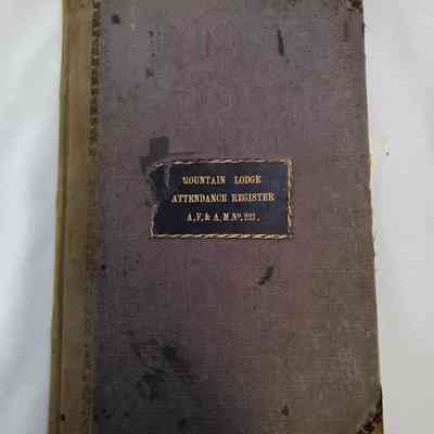 Mountain Lodge Attendance Register archive