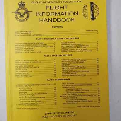 Flight information handbook