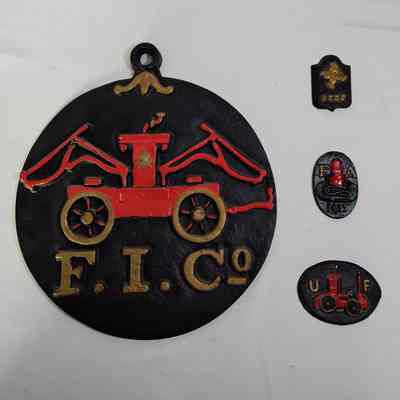 Fire Insurance Decorative Metal Plates