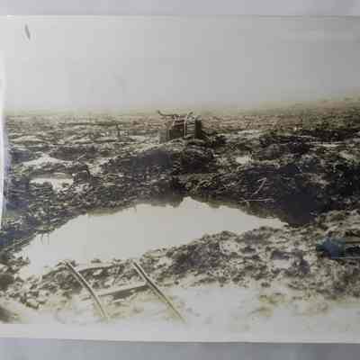 Front of G: Picture of destroyed rail way