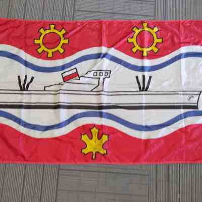 Canadain boat flag