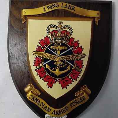 Canadian armed forces plaque