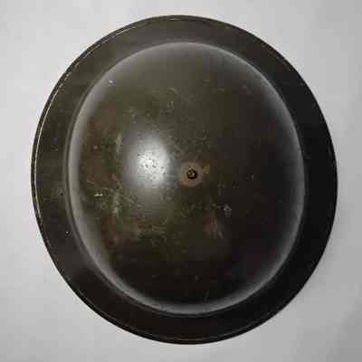 World War 2 painted helmet