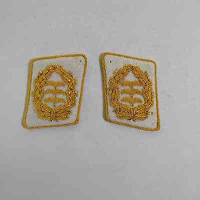 White and Gold Luftwaffe General Collar Tabs