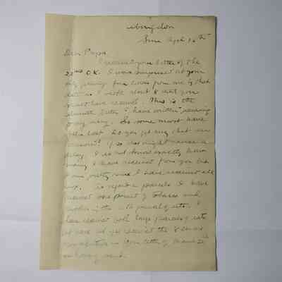 Letter to W. H. Anger from Harry Anger