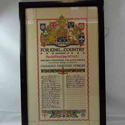 Volunteer list - Mountain Masnic Lodge No.222