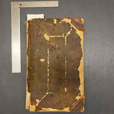 Ledger No. 4 D.A. & H.D. Gee Winchester N.H. 1902-1909