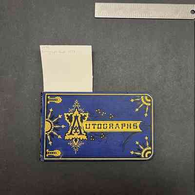 Autograph Book 1879
