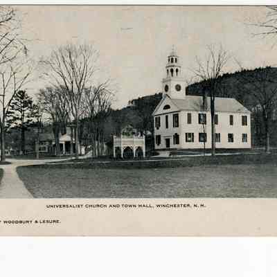 Universalist Church and Town Hall, Winchester, N.H.