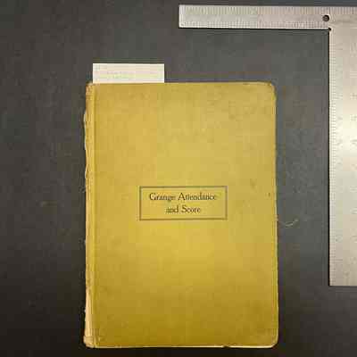 Record of Attendance and Score in New Hampshire Granges: Arlington 1941-1963