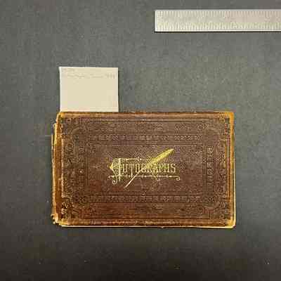Autograph Book of Jennie F. Swan Oct 7 1874-Jul 12 1876